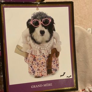 NWT Moonlight Manor Dog Grandma Costume